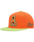 Фото #2 товара Men's Orange San Jose Earthquakes Throwback Logo Snapback Hat