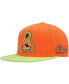 Men's Orange San Jose Earthquakes Throwback Logo Snapback Hat Оранжевый - фото #2