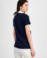 ფოტო #2 პროდუქტის Women's Logo Appliqué Colorblocked Polo Shirt
