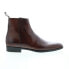 Фото #1 товара Bruno Magli Milton MB2MLTE0 Mens Brown Leather Zipper Casual Dress Boots
