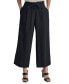 ფოტო #1 პროდუქტის Women's High Rise Tie-Waist Wide Leg Pants