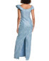 Teri Jon By Rickie Freeman Shimmering Gown Women's