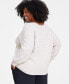 Фото #2 товара Plus Size V-Neck High-Low Sweater, Created for Macy's