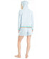 ფოტო #2 პროდუქტის Women's Sunset Chaser Hoodie Short Set