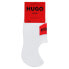 Фото #2 товара HUGO Label short socks 2 pairs