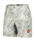 ფოტო #3 პროდუქტის Men's Gray Cleveland Browns Sandwashed Monstera Print Amphib Shorts