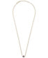 ფოტო #3 პროდუქტის Amethyst Bezel Cluster Pendant Necklace (1/5 ct. t.w.) in 14k Gold-Plated Sterling Silver, 16" + 2" extender
