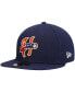 ფოტო #1 პროდუქტის Men's Navy Harrisburg Senators Authentic Collection Road 59FIFTY Fitted Hat