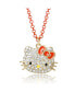Фото #1 товара Hello Kitty sanrio Girls Pave Fashion Jewelry Necklace - 16"+3" Necklace- Officially Licensed Authentic
