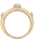 ფოტო #3 პროდუქტის Cultured Freshwater Pearl (4-5mm) Nugget Ring in 14k Gold-Plated Sterling Silver