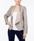 Фото #1 товара INC International Concepts Lace Back Faux Leather Jacket Truffle Taupe M