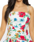 ფოტო #4 პროდუქტის Juniors' Floral-Print Tiered Fit & Flare Dress