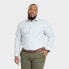 Фото #1 товара Men's Big & Tall Performance Dress Standard Fit Long Sleeve Button-Down Shirt -