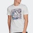 Фото #3 товара adidas 运动型格Logo圆领短袖T恤 男款 白色 / Футболка Adidas LogoT FN1752