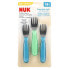 Kiddy Cutlery Fork Set, 18+ Months, 3 Pack