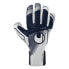 Фото #1 товара Вратарские перчатки Uhlsport Supergrip+ HN Бело-синие