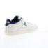 Фото #16 товара Reebok Club C 85 Mens White Leather Lace Up Lifestyle Sneakers Shoes