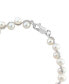ფოტო #2 პროდუქტის EFFY® Freshwater Pearl Zigzag Flex Bracelet in Sterling Silver