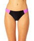 Фото #1 товара Women's Colorblock Bikini Swim Bottom