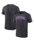 Фото #2 товара Men's Heather Charcoal Washington Huskies Campus T-shirt