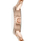 ფოტო #3 პროდუქტის Women's Soho Rose Gold-Tone Stainless Steel Bracelet Watch 29mm
