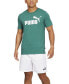 ფოტო #3 პროდუქტის Men's Essentials+ Moisture-Wicking Logo Embroidered 7" Drawstring Shorts