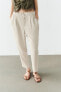 Flowing cropped trousers