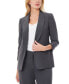 Фото #1 товара Women's Notched Collar Jacket with Rolled Sleeves