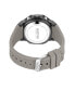 ფოტო #3 პროდუქტის Men's Ana-digi Gray Silicon Strap Watch, 46mm