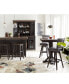 Фото #4 товара Peighton 8-Piece Bar Set (Back bar with hutch, bar with 2 saddle stools, and pub table with 2 swivel stools)