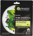 Фото #1 товара Garnier Skin Naturals Pure Charcoal Maska w płacie Black Tissue - Czarna Alga 28g