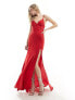 Фото #1 товара Mango cami maxi dress in red