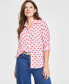 Фото #2 товара Women's Button-Front Crepe Shirt, Created for Macy's