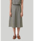 Фото #1 товара Women's Overlap Midi Skirt