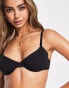 Фото #1 товара ASOS DESIGN cotton underwired bra in black