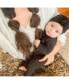 ფოტო #3 პროდუქტის Baby Girls Baby Turban - Black