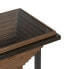 Консоль Чёрный Натуральный Железо Каленое стекло древесина ели 134 x 32 x 83 cm