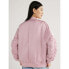 Scoop Bomber Jacket Women's Size S Pink Long Sleeve Ribbed Cuff Zip-Up Polyester