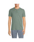 Фото #3 товара Men's Short Sleeve Cotton Supima Jersey Henley