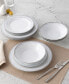Фото #13 товара Satin Flourish 4 Piece Dinner Plate Set, Service for 4