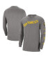 Фото #1 товара Men's Charcoal Golden State Warriors 2023/24 City Edition Max90 Expressive Long Sleeve T-shirt