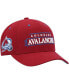 ფოტო #2 პროდუქტის Men's Burgundy Colorado Avalanche LOFI Pro Snapback Hat