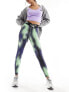 Фото #1 товара The North Face Training Aracar high waist 7/8 leggings in green dot print Exclusive at ASOS