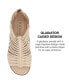 Фото #7 товара Women's Delilah Gladiator Sliver Wedge Sandals
