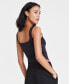 Фото #2 товара Women's Square-Neck Sleeveless Corset Top, Created for Macy's