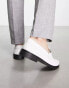 H by Hudson Exclusive Archer loafers in white leather