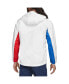 Фото #3 товара Men's White Barcelona AWF Raglan Full-Zip Hoodie Jacket