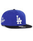 Фото #1 товара Men's Royal Los Angeles Dodgers City Connect Captain Snapback Hat