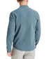 ფოტო #2 პროდუქტის Men's Slim-Fit Performance Stretch Textured Band-Collar Button-Down Shirt