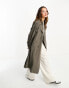 Фото #4 товара Stradivarius fluid trench coat in chocolate